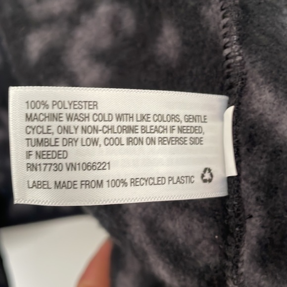 NWT All in Motion Dark Gray Cheetah Sherpa Jacket - Picture 7 of 9